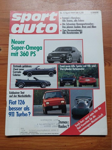 Sport auto 1989 opel lotus - sport,