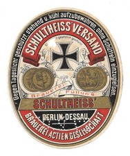 Bieretikett Brauerei