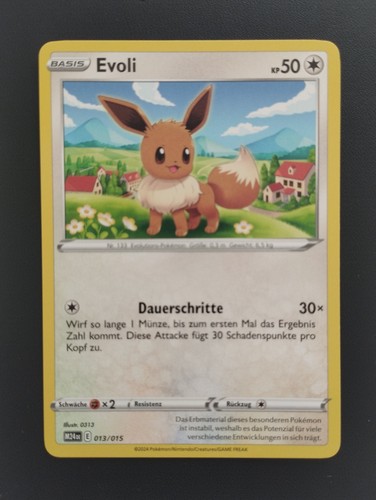 Pokémon karte evoli 013 - pokémon,