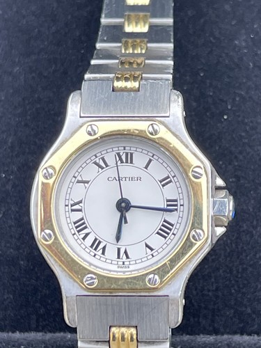 Cartier santos octagon lady - cartier,
