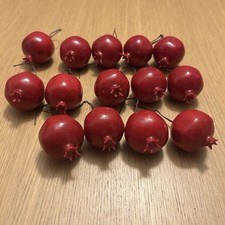 Rote Weihnachten Obst Deko