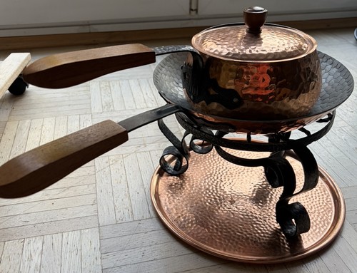 Fondue set kupfer - fondue-, set,
