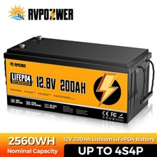 12V 200Ah Lithium LiFePO4