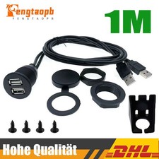 Dual-USB Klinke Einbau Buchse