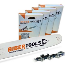 4 Sägeketten + Schwert 38cm