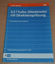 Selbststudienprogramm SSP 120 AUDI 2,5l Turbo-Dieselmotor mit Direkteinspritzung