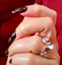 Offener Spitzen-Ring aus 925er