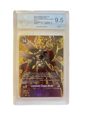 Lucemon: Chaos Mode Digimon Alternate Art Secret Rare Karte - BT7-111- PGS 9.5