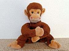 Affe Plüsch Gesicht Ostalgie DDR Vintage Kuscheltier Klammeraffe Spielzeug Zoo