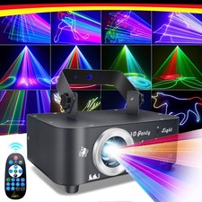 Animierte RGB 3D Laser