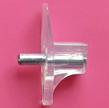 32x Regal Stützen Halterung Boden Träger Clip Kleiderschrank Ø 3mm transparent