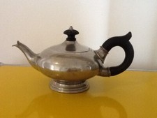 Zinn Kanne Teekanne Jugendstil  "Gerhardi + Co 1566" 11 cm 