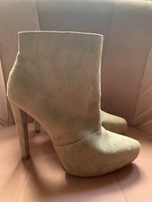 Neu Zara Wildleder Stiefelette