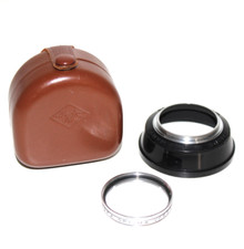 Agfa Gegenlichtblende S 35,5 mm + Linse Optima Vorsatzlinse Zubehör (#2171)