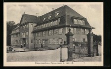Nonnenweier b. Lahr, Diakonissenhaus mit Toreinfahrt, Ansichtskarte 