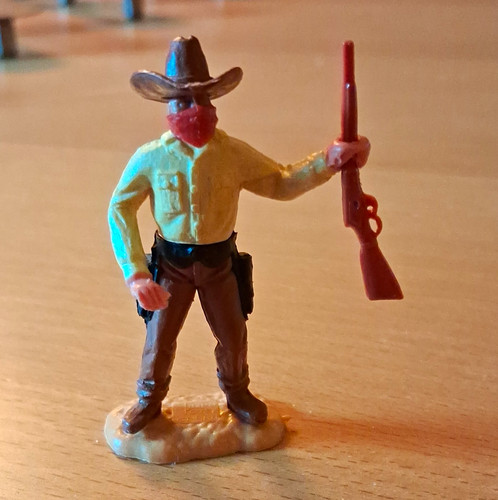 Wildwest cowboy mit hut - wildwest,
