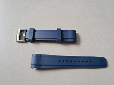 Zealande Kautschukband für OMEGA Seamaster Aqua Terra 150m # 41 mm # FKM # blau