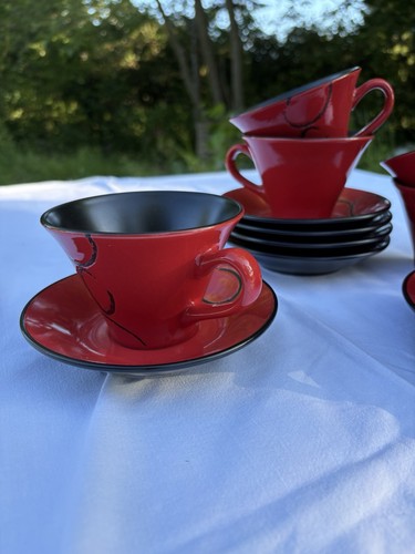 Kaffetassen mit untertassen - kaffetassen,