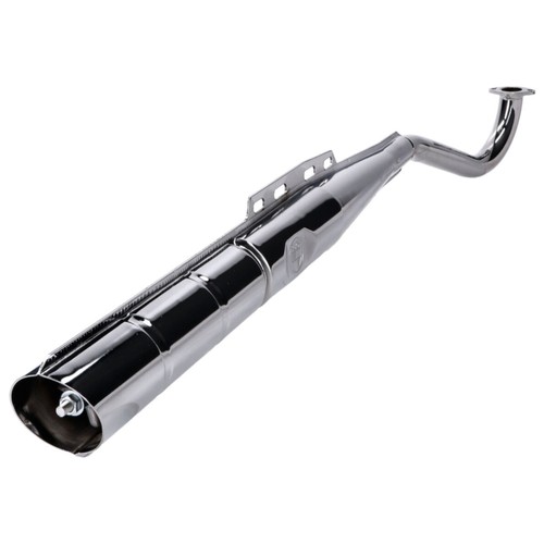 Auspuff edelstahl 28mm mit - edelstahl,