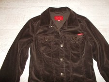 Damen Jeans Jacke dunkel braun