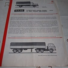 Wiking Katalog / Prospekt 1975  gut erhalten