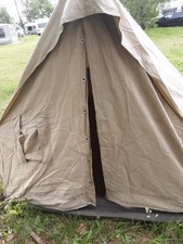 Altes Firstzelt aus Baumwolle