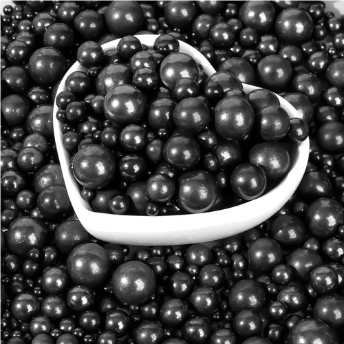 Schwarze perlen streusel - schwarze, perlen-streusel