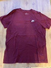 Nike T-Shirt Herren, Größe L, Wine-Red, The Nike Tee