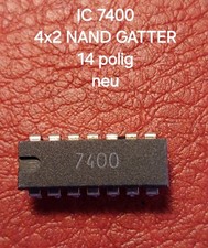 IC 7400 4x2 NAND GATTER