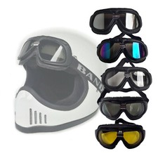 Bandit Helmets Motorradbrille Goggles schwarz Gummizug Jet Helme Motocross Quads