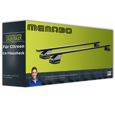 Menabo Omega Black - Dachträger - Stahl - für Citroen C4 Fliessheck III BA/BB/BC