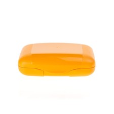 Tupperware Nimm mich mit Brotdose in orange Pausenbrot Brotbox Brotzeit