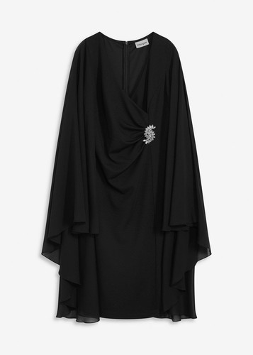 Minikleid mit cape feinem - minikleid,