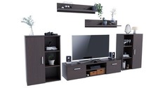TV-Kommode Herkules in Wenge – Modernes Wohnwand-Set