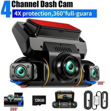 LAMTTO 4 Kanal 1080P Dash Cam