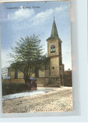 Guntersblum kirche 1931 - x,