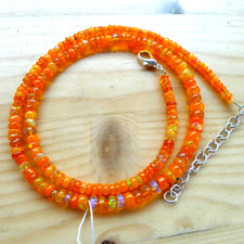 Äthiopische Welo, Feuer Opal  Kette  - 48,2 ct.