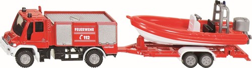 Siku 1636 unimog feuerwehr mit - feuerwehr,