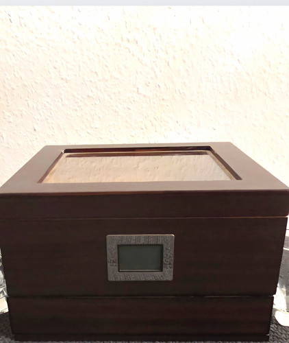 Zigarren humidor holzbox mit - zigarren-humidor,