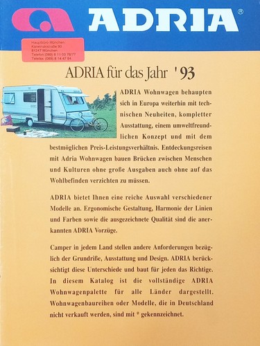 Adria optima forma - forma, caravans