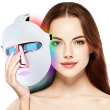 Schönheitsinstrument Lichttherapie mit 7Lichtfarben LED-Gesichtsmaske Anti-Aging