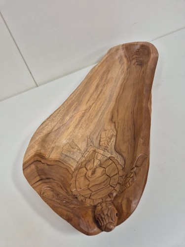 Teak holz schale schildkröte - teak-holz,