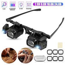 Profi 2-LED Lupenbrille