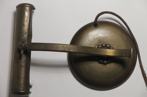 Antike messing klavierlampe - antike,