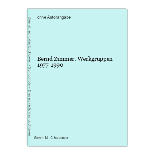 Bernd zimmer werkgruppen - zimmer.,