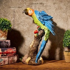 Bunte tierfigur papagei harz - bunte,