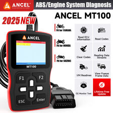 2025 Ancel MT100 Profi Motorrad Diagnosegerät OBD2 Scanner für Honda für Yamaha