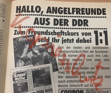 **LESENSWERT** DEUTSCHER ANGELSPORT 01/1990, DDR, Ostalgie RAR Vintage SELTEN