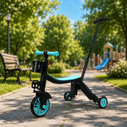 Kinderroller mit sitz - 2-in-1,