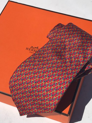 Vintage hermès seidenkrawatte - vintage,